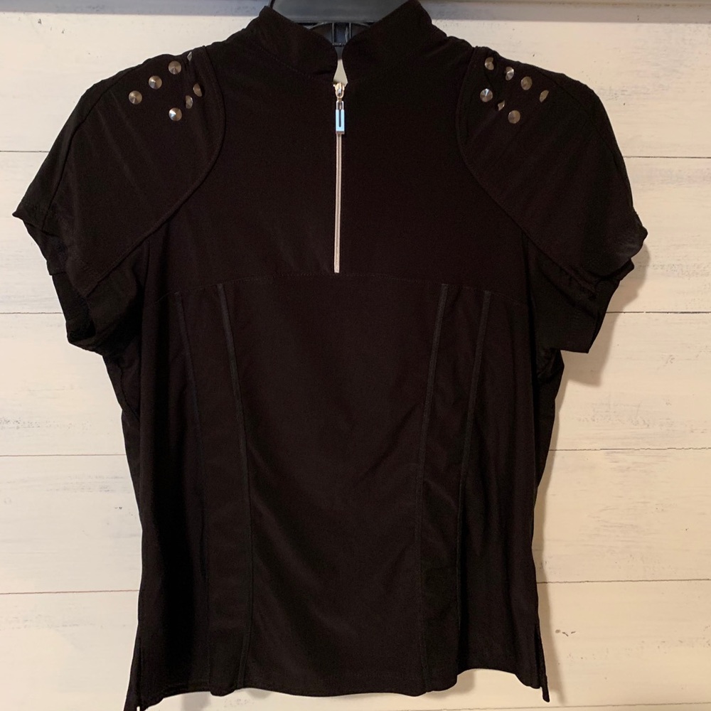 Studded Sleeve Women’s Golf Polo